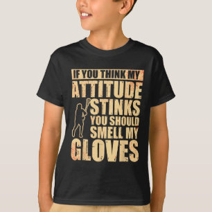 T-shirt Lacrosse Goalie Lacrosse Gants Stick Lax Goalie