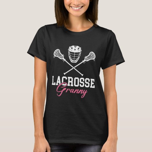 T-shirt Lacrosse Granny Funny Lacrosse (Devant)
