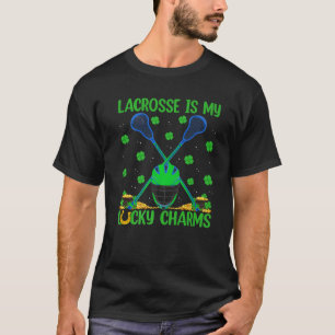 T-shirt Lacrosse Is My Lucky Charms Lacrosse St. Patrick's
