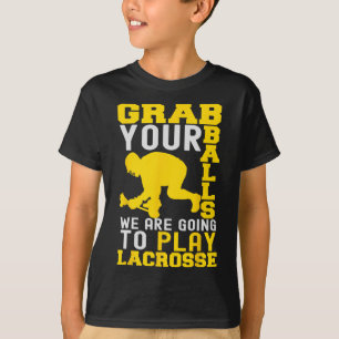 T-shirt Lacrosse Joueur Cadeaux Pour Hommes Femmes Entraîn