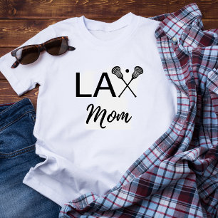 T-shirt Lacrosse LAX maman hurle avec enthousiasme Chemise