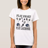 T-shirt Lacrosse Lax Mommy Player (Devant)