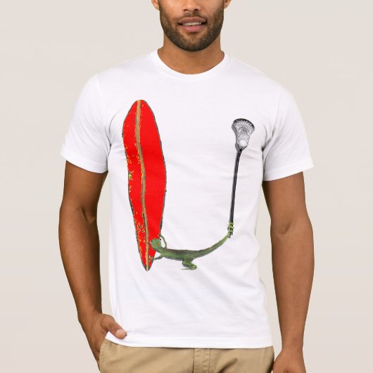 T-shirt Lacrosse Lizard (Devant)