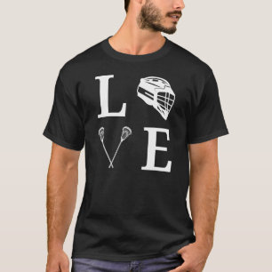 T-shirt Lacrosse Merch Best Cute Lacrosse Design