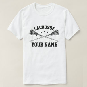 T-shirt Lacrosse nommée faite sur commande