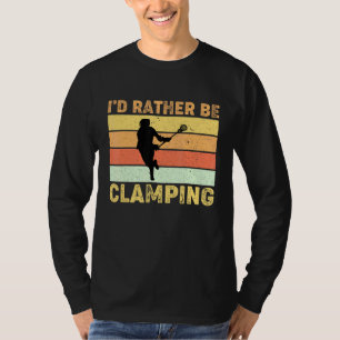 T-shirt Lacrosse Player Coach Id Plutôt Être Clamer