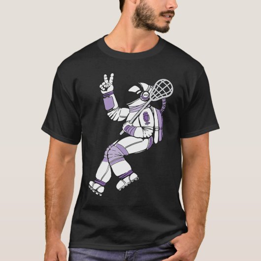 T-shirt Lacrosse Player For Team College Lacrosse 1 (Devant)