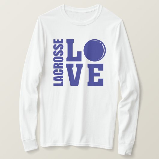 T-shirt Lacrosse Players, Love Lacrosse (Design devant)