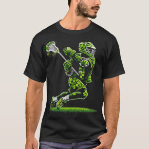 T-shirt Lacrosse Shamrock Enfants Hommes Femmes St patrick