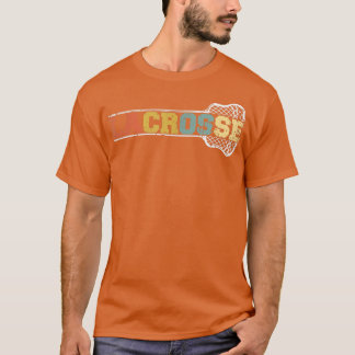 T-shirt Lacrosse Vintage Retro Lacrosse Stick Sun Gift