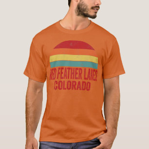 T-shirt Lacs de plumes rouges Colorado