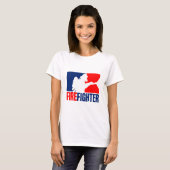 T-shirt L'action de sapeur-pompier (Devant entier)