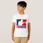T-shirt L'action des pompiers (Devant entier)