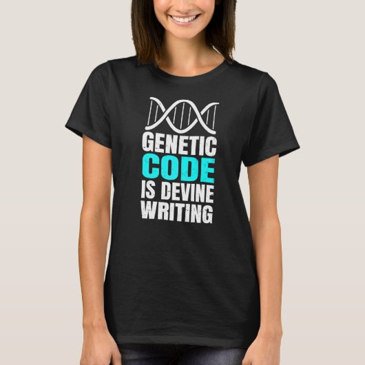 T-shirt L'Adn Science Vie Code génétique Est L'Écriture De (Devant)