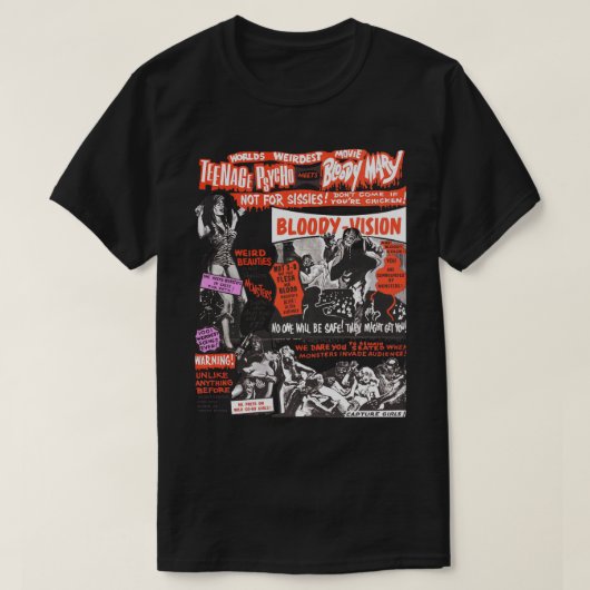 T-shirt L'adolescente rencontre Bloody Mary (Design devant)