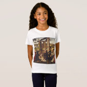 T-Shirt L'adoration de l'enfant avec les saints et les don (Devant entier)