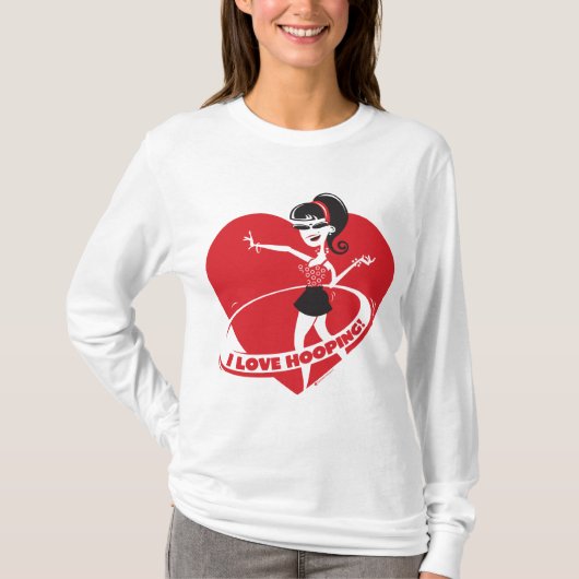 T-shirt L'adulte de diva de Hooping et badinent tous les (Devant)