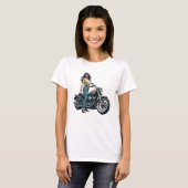 T-shirt Lady Biker  (Devant entier)
