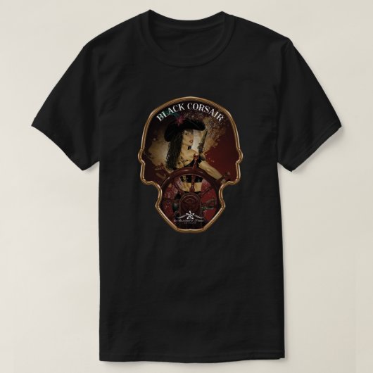 T-shirt Lady Black Corsair (Design devant)