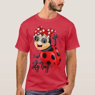 T-shirt Lady Bug Chemise Lady Bug Maman Bandana