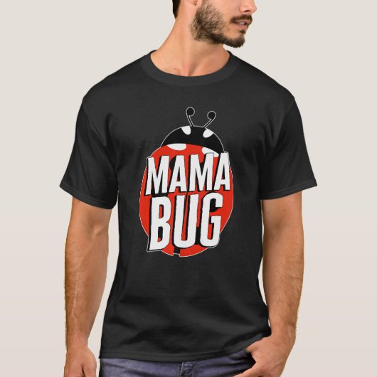 T-shirt Lady Bug Mama Bug Red Ladybug Fête des mères migno (Devant)