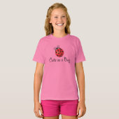 T-shirt Lady Bug - mignonne comme un bug (Devant entier)