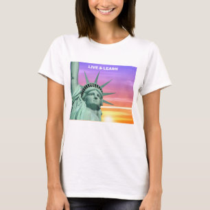 T-shirt Lady Liberty et Sunrise