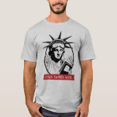 T-shirt Lady Liberty Lire Livres Interdits (Devant)