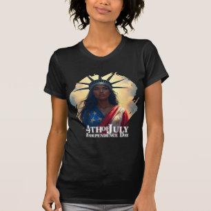 T-shirt Lady Liberty Réinventée – Un Nouveau Visage de la