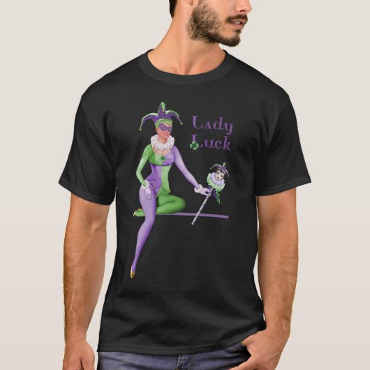 T-shirt Lady Luck Harlequin (Devant)