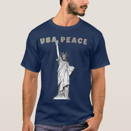 T-shirt Lady Peace & Liberty