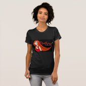 T-shirt Lady Red Haired Woman Redheaded Girl design (Devant entier)