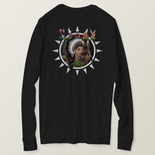 T-shirt Lady Sioux (Design dos)