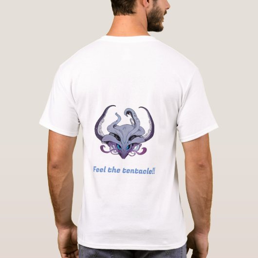 T-shirt Lady tentacle (Dos)