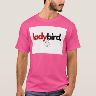 T-shirt Ladybird. Grand Logo Rouge Et Noir