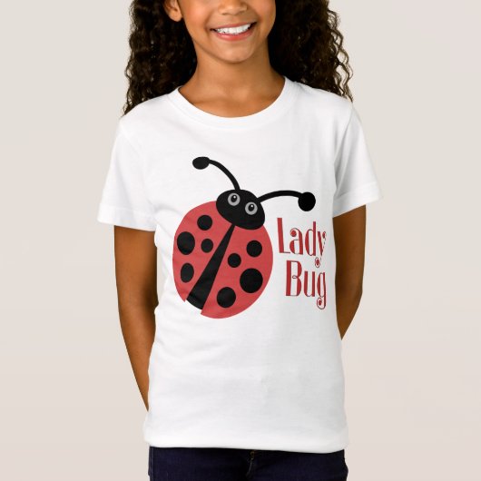 T-Shirt Ladybug Cute Animal Print (Devant)