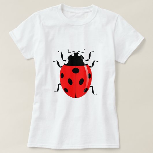 T-Shirt Ladybug de Printemps (Design devant)