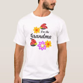 T-shirt Ladybug et Fleurs (Devant)