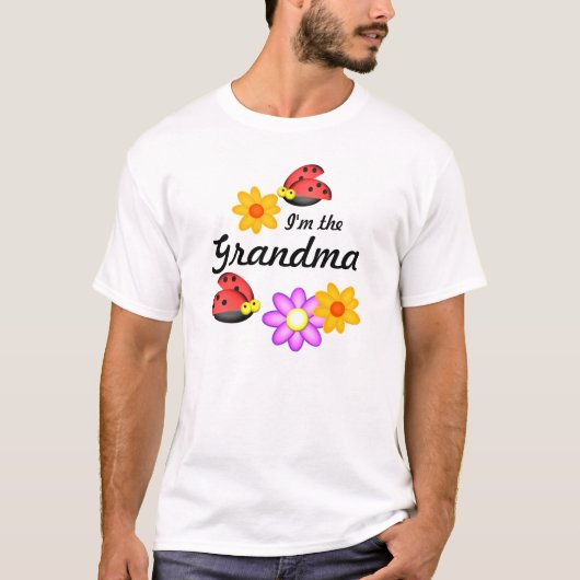 T-shirt Ladybug et Fleurs (Devant)