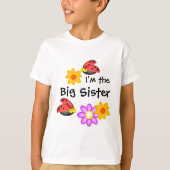T-shirt Ladybug et Fleurs (Devant)