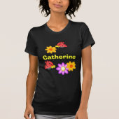 T-shirt Ladybug et Fleurs (Devant)