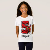 T-Shirt Ladybug et Noir de chat Miraculeux 5e anniversaire (Devant entier)
