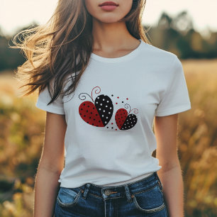 T-shirt Ladybug Heart mignon