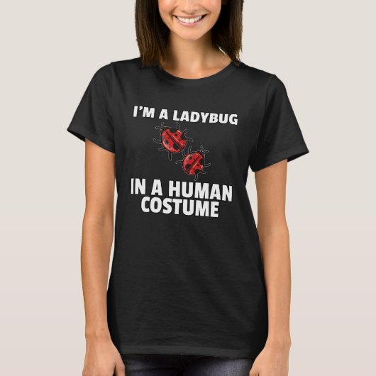 T-shirt Ladybug Lady Bug Entomology For Entomologist (Devant)
