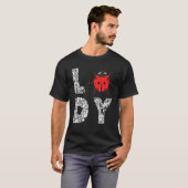 T-shirt Ladybug Lady Leopard Ladybug Cute Ladybug Insect (Devant entier)