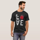 T-shirt Ladybug mignon Entomologue Insect Bug Log (Devant entier)