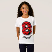 T-Shirt Ladybug Miraculeux et Cat Noir 8e anniversaire (Devant entier)