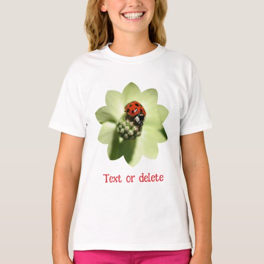 T-shirt Ladybug Nature Personalized (Devant)