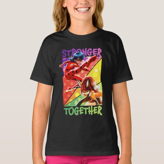 T-shirt Ladybug & Rena Rouge | Ensemble plus fort (Devant)