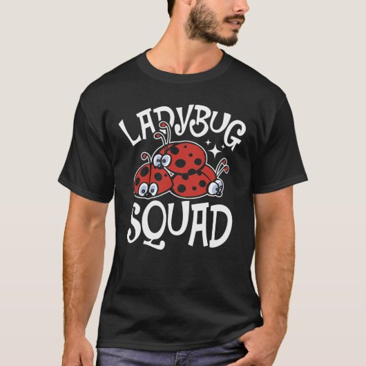 T-shirt Ladybug Squad (Devant)
